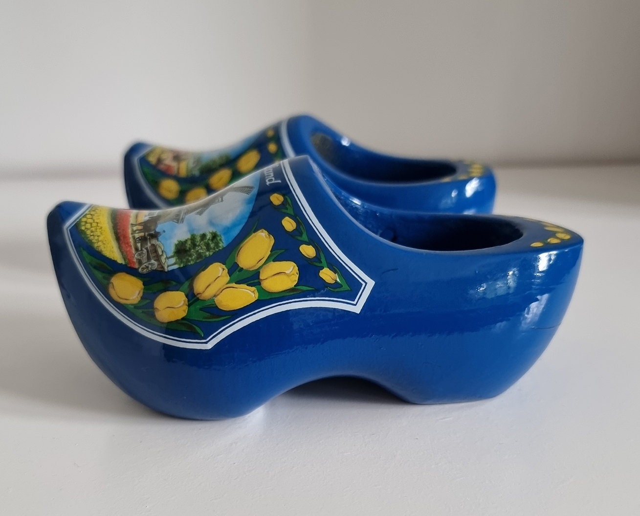 Vintage Dutch/Holland Small Wooden Clogs