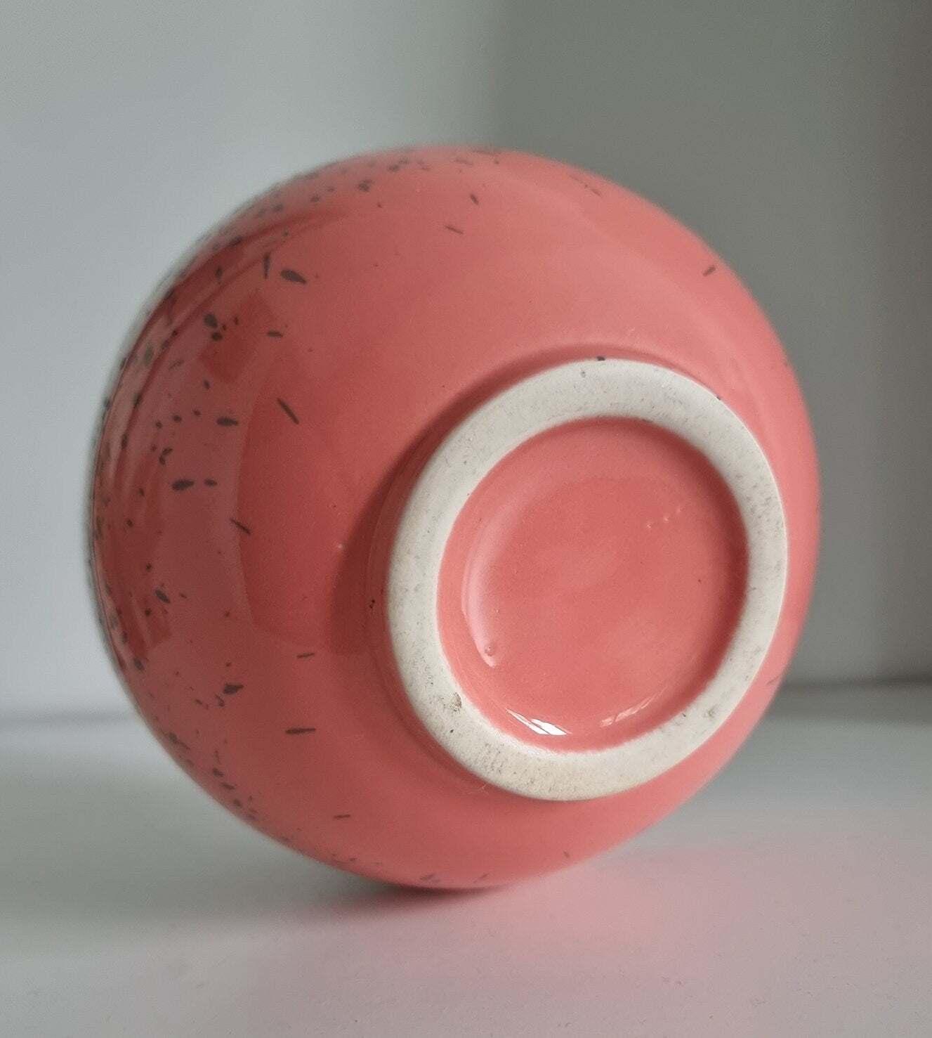 Lovely Retro Speckled Ceramic Vase