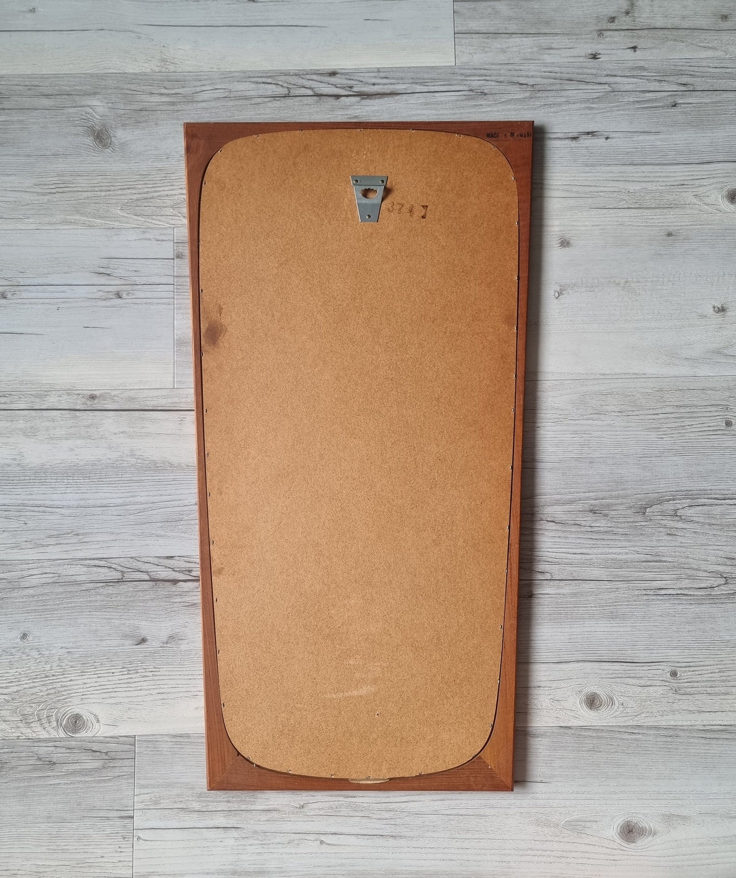 Mid-Century Modern Danish Teak Wall Mirror