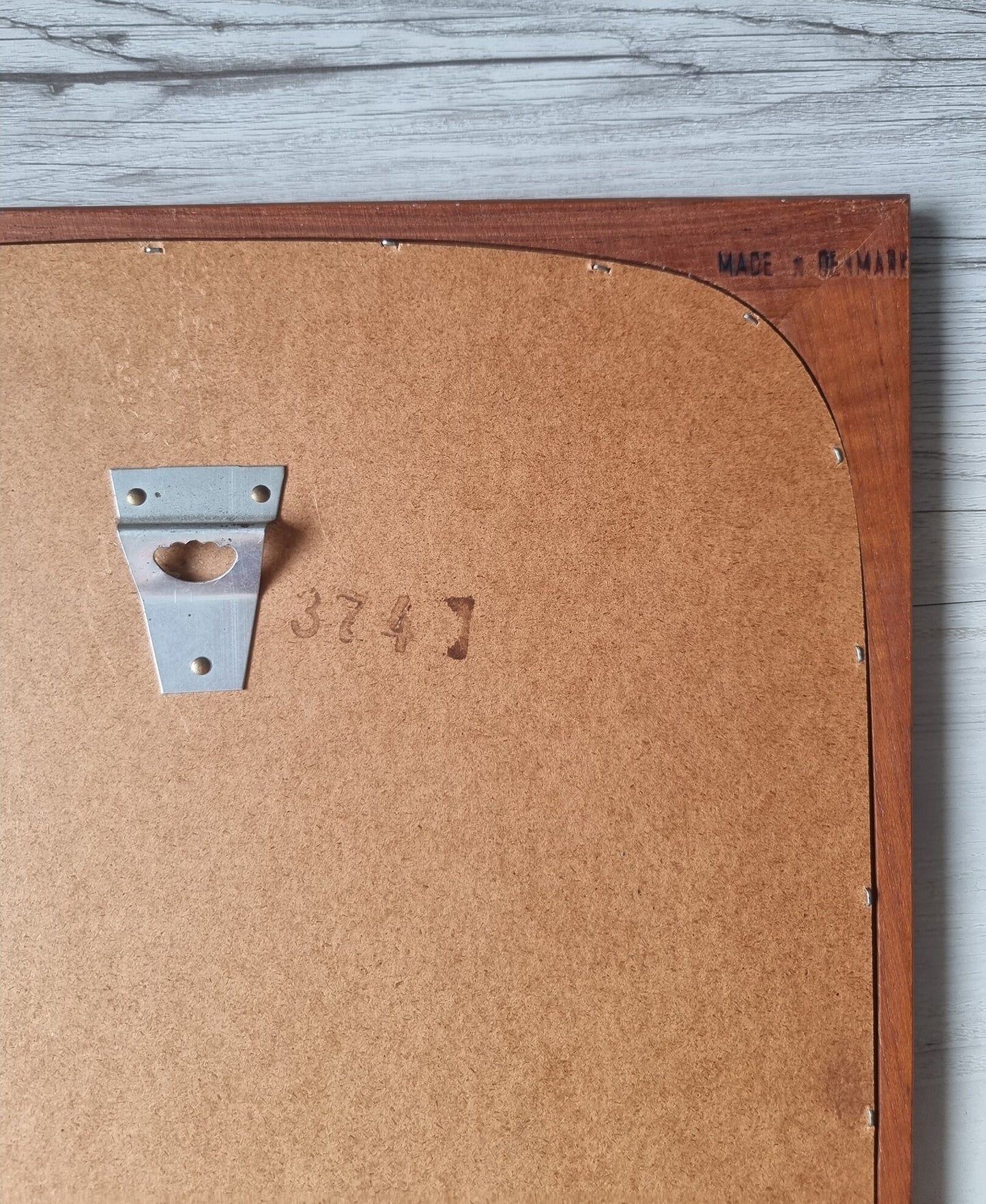 Mid-Century Modern Danish Teak Wall Mirror