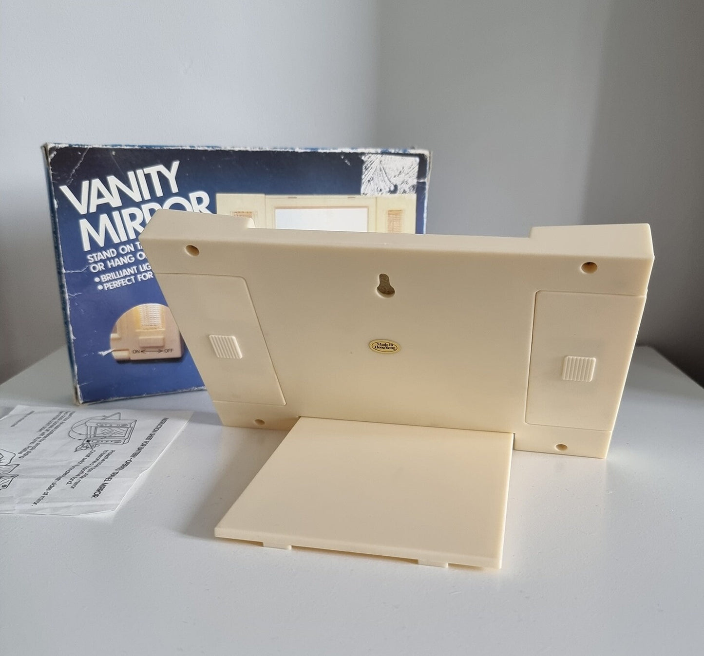 Vintage Battery Operated Light Up Vanity Mirror