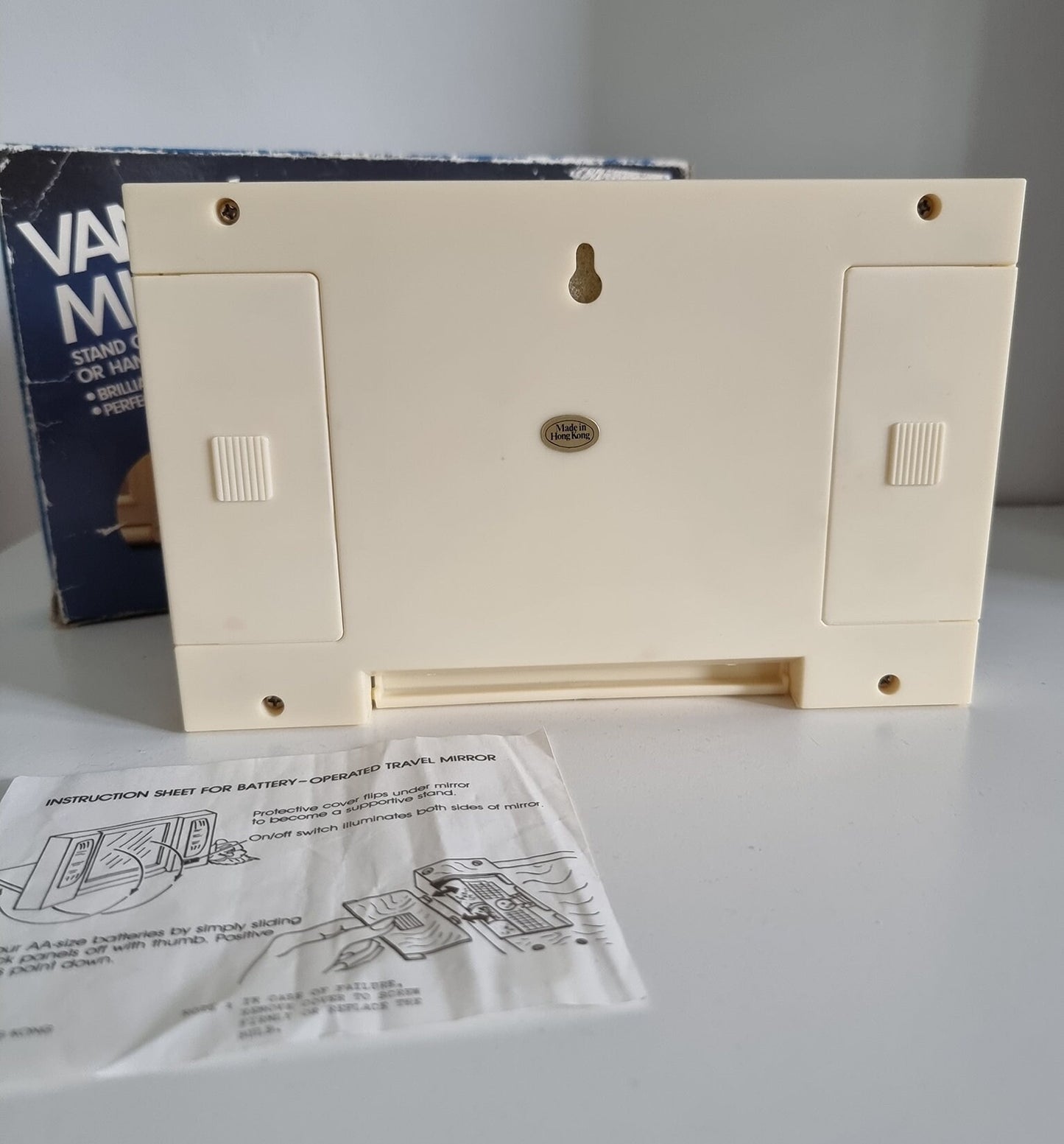 Vintage Battery Operated Light Up Vanity Mirror