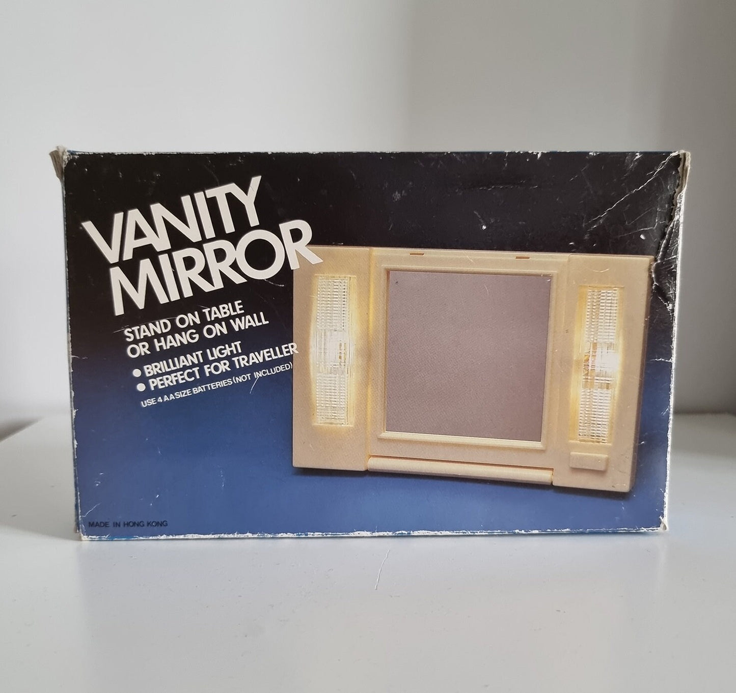 Vintage Battery Operated Light Up Vanity Mirror