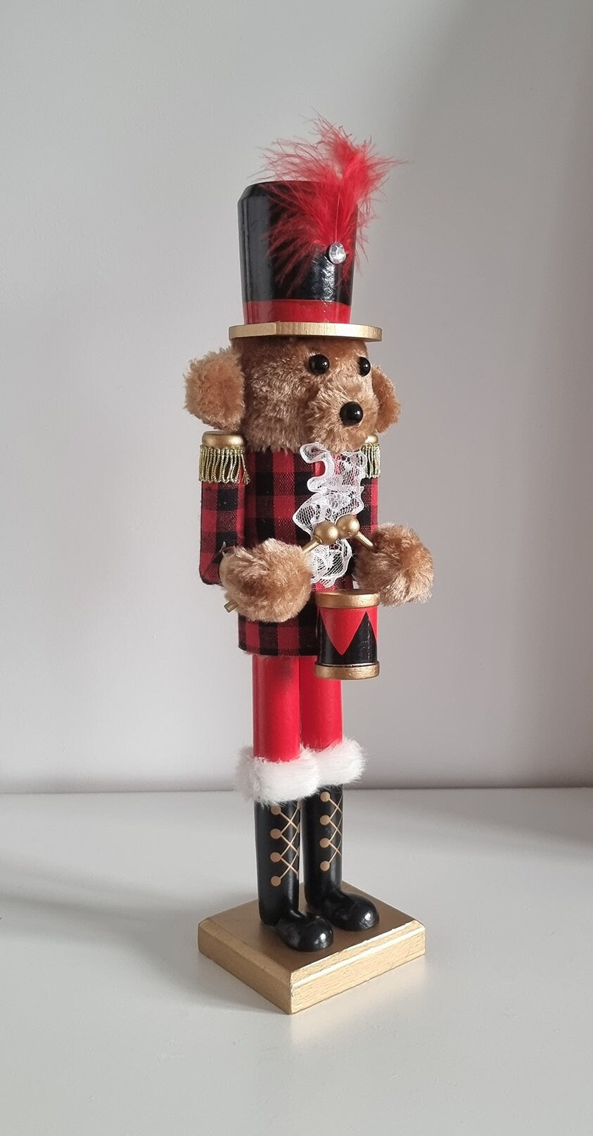 Vintage Traditional Teddy Bear Nutcracker