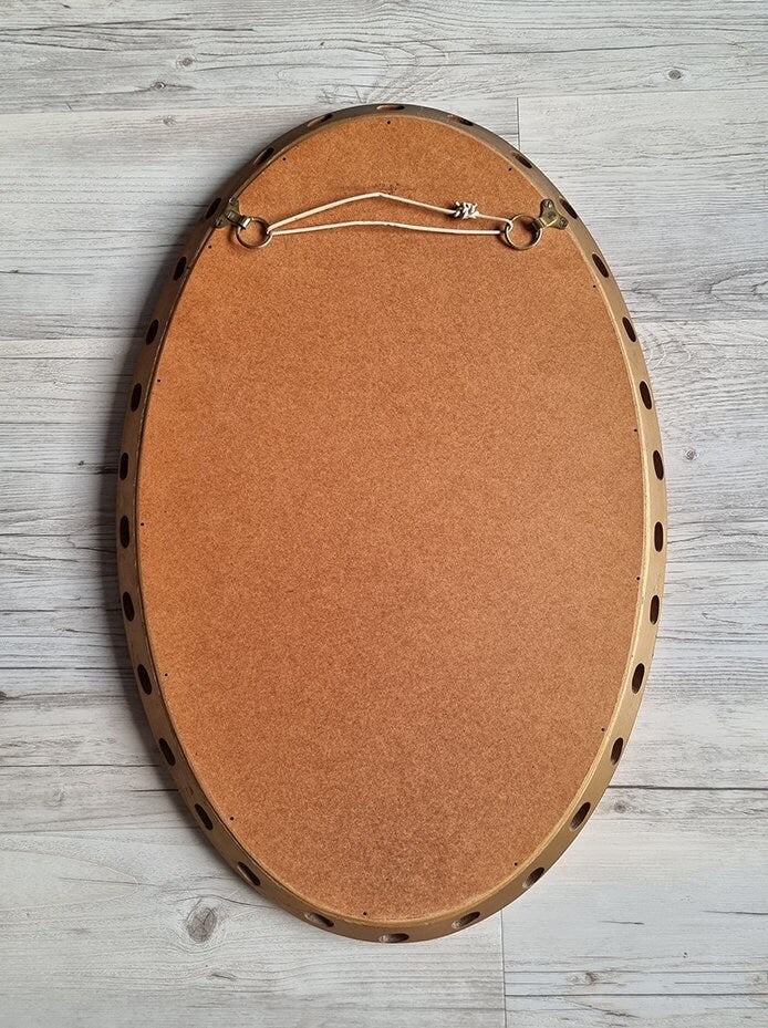 Vintage Ornate Gilt Framed Wall Hanging Mirror