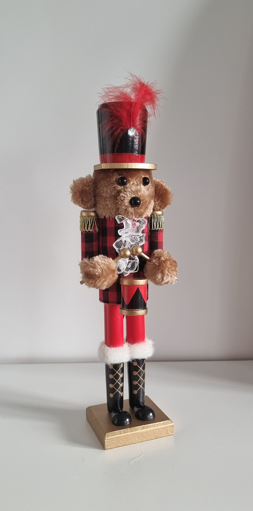 Vintage Traditional Teddy Bear Nutcracker