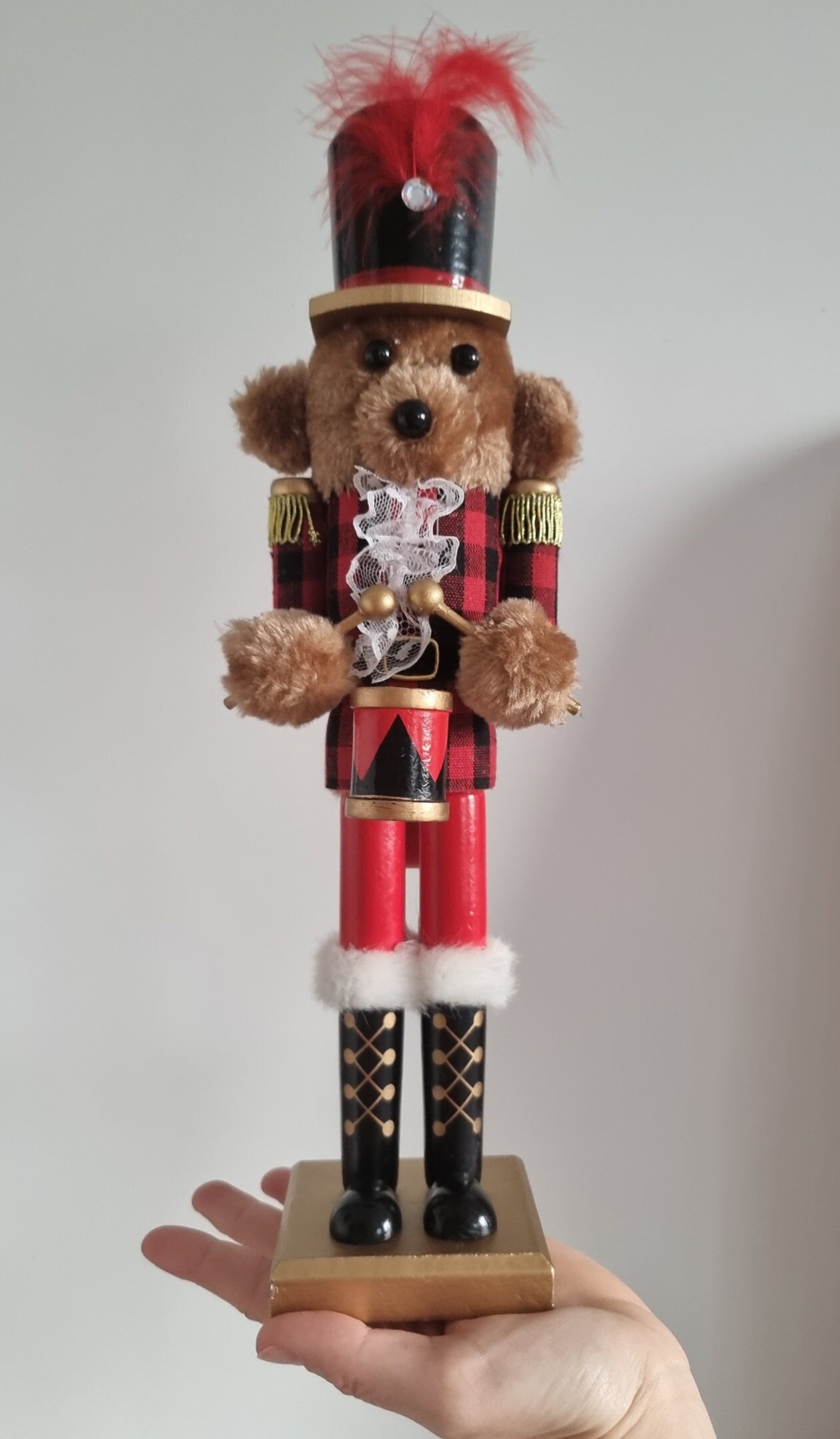 Vintage Traditional Teddy Bear Nutcracker