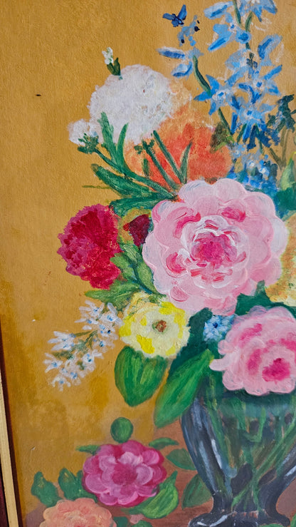 Vintage Still Life Framed Painting