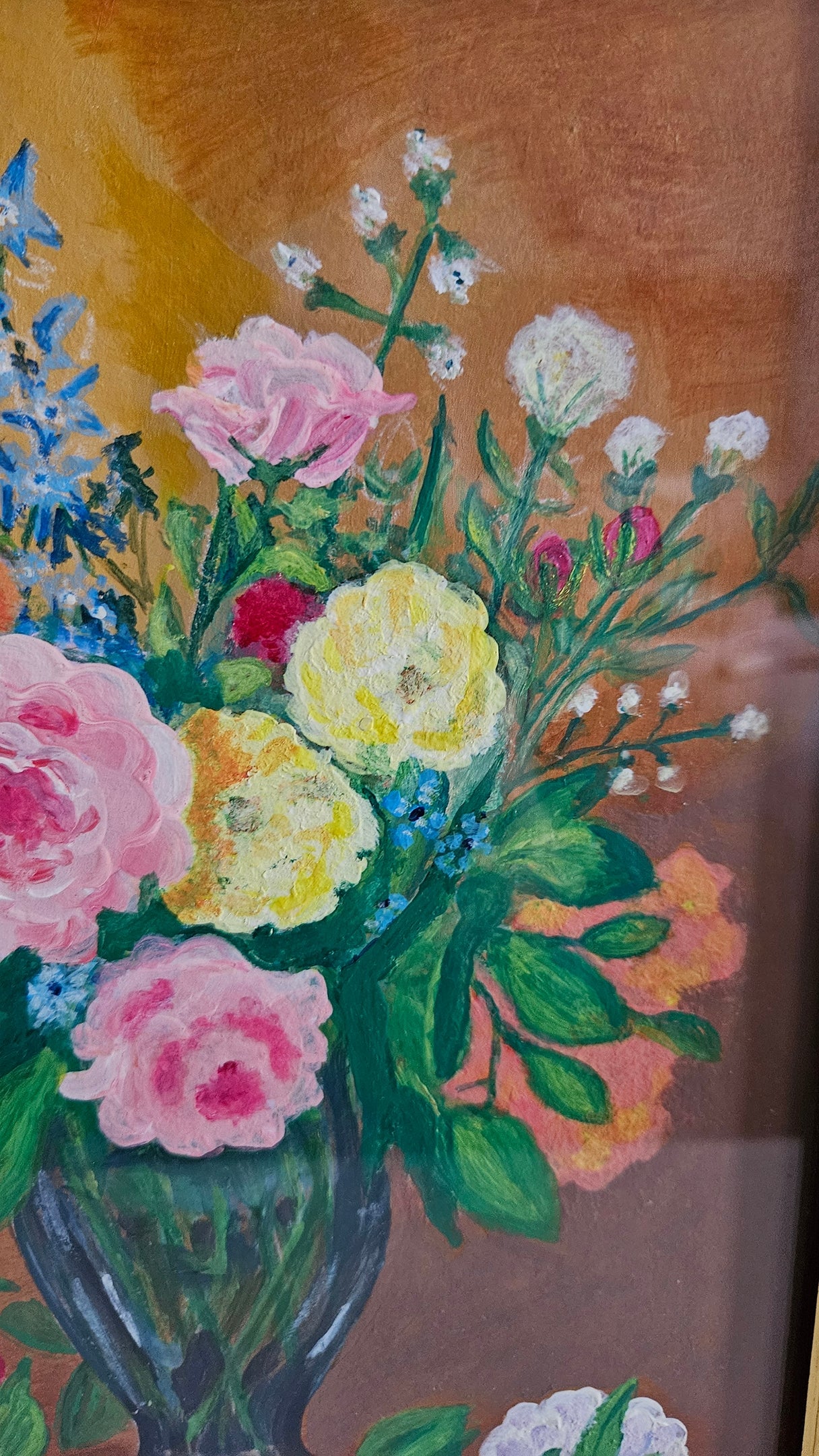 Vintage Still Life Framed Painting