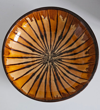 Mid-Century Hungarian Studio Pottery Wall Plate/Bowl