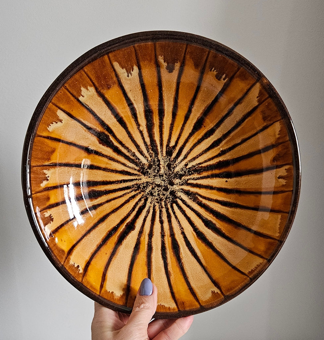 Mid-Century Hungarian Studio Pottery Wall Plate/Bowl