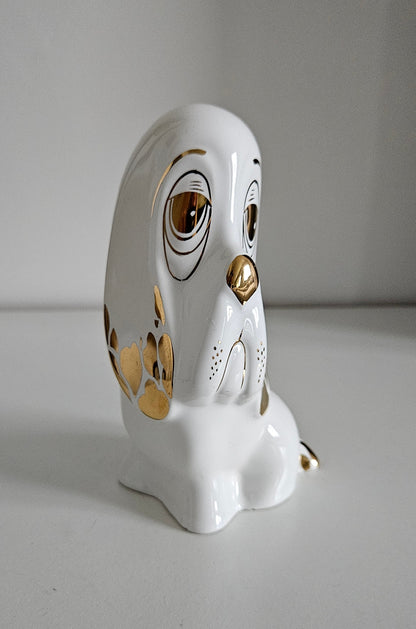 Mid-Century Italian Pottery Dog Figurine