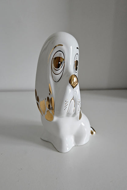 Mid-Century Italian Pottery Dog Figurine