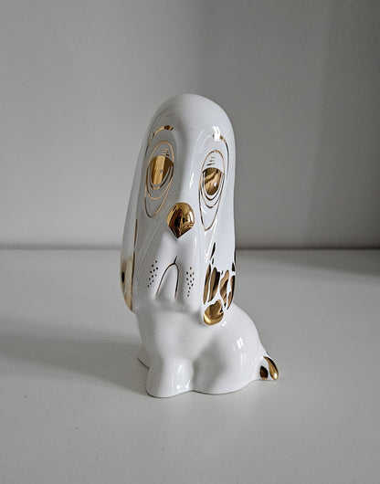 Mid-Century Italian Pottery Dog Figurine