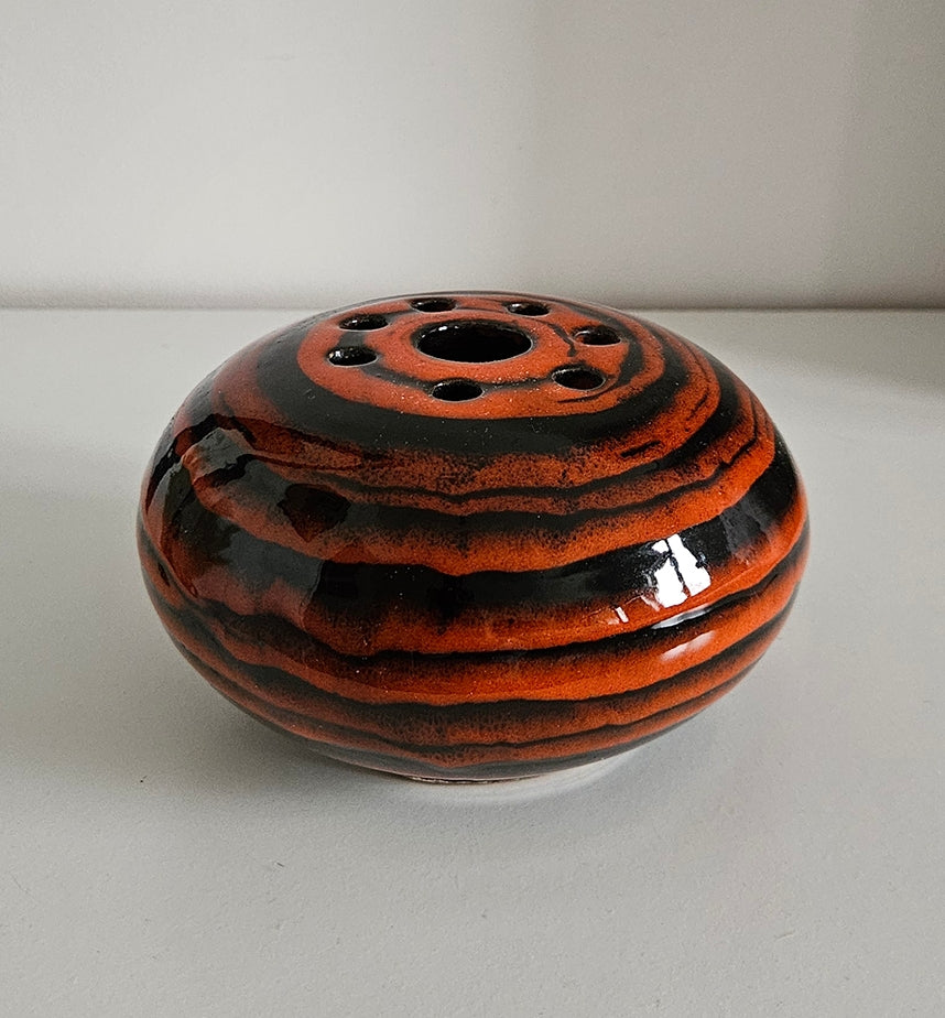 Retro Vintage Hungarian Ceramic Ikebana Vase