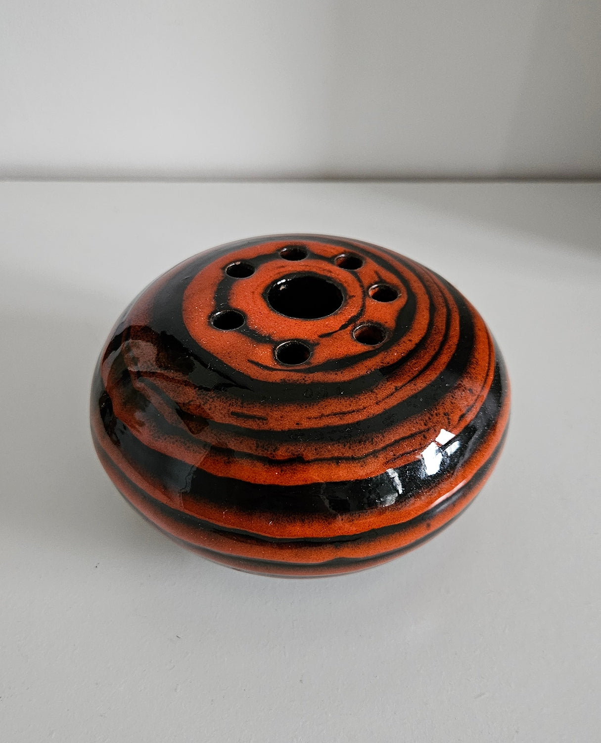 Retro Vintage Hungarian Ceramic Ikebana Vase