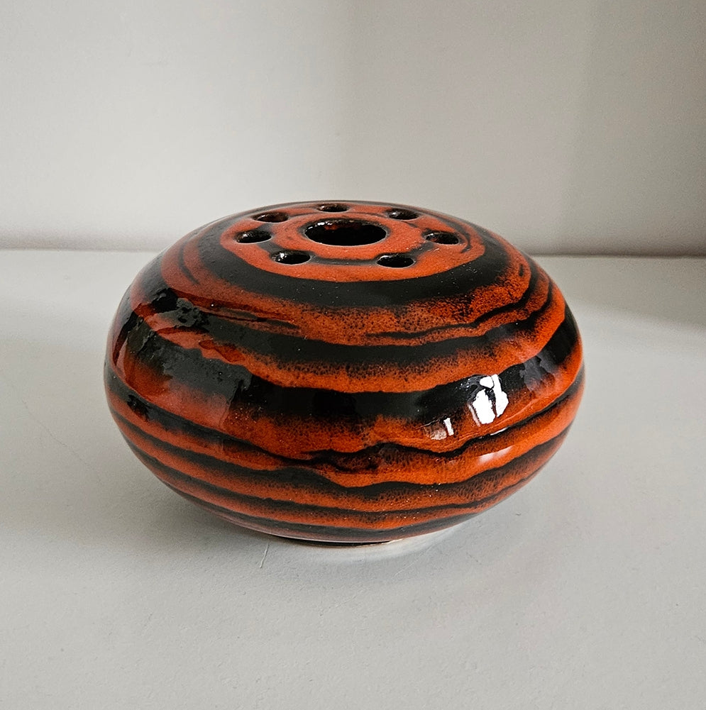 Retro Vintage Hungarian Ceramic Ikebana Vase