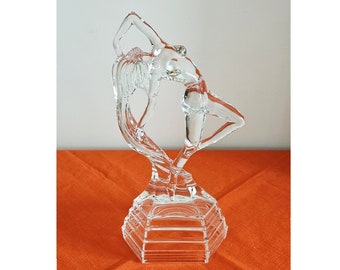 Vintage Ofelia RCR Royal Crystal Rock Dancing Glass Art Sculpture Figurine