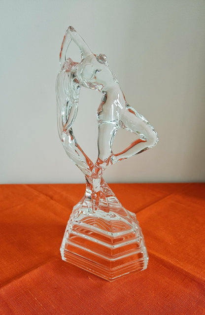 Vintage Ofelia RCR Royal Crystal Rock Dancing Glass Art Sculpture Figurine