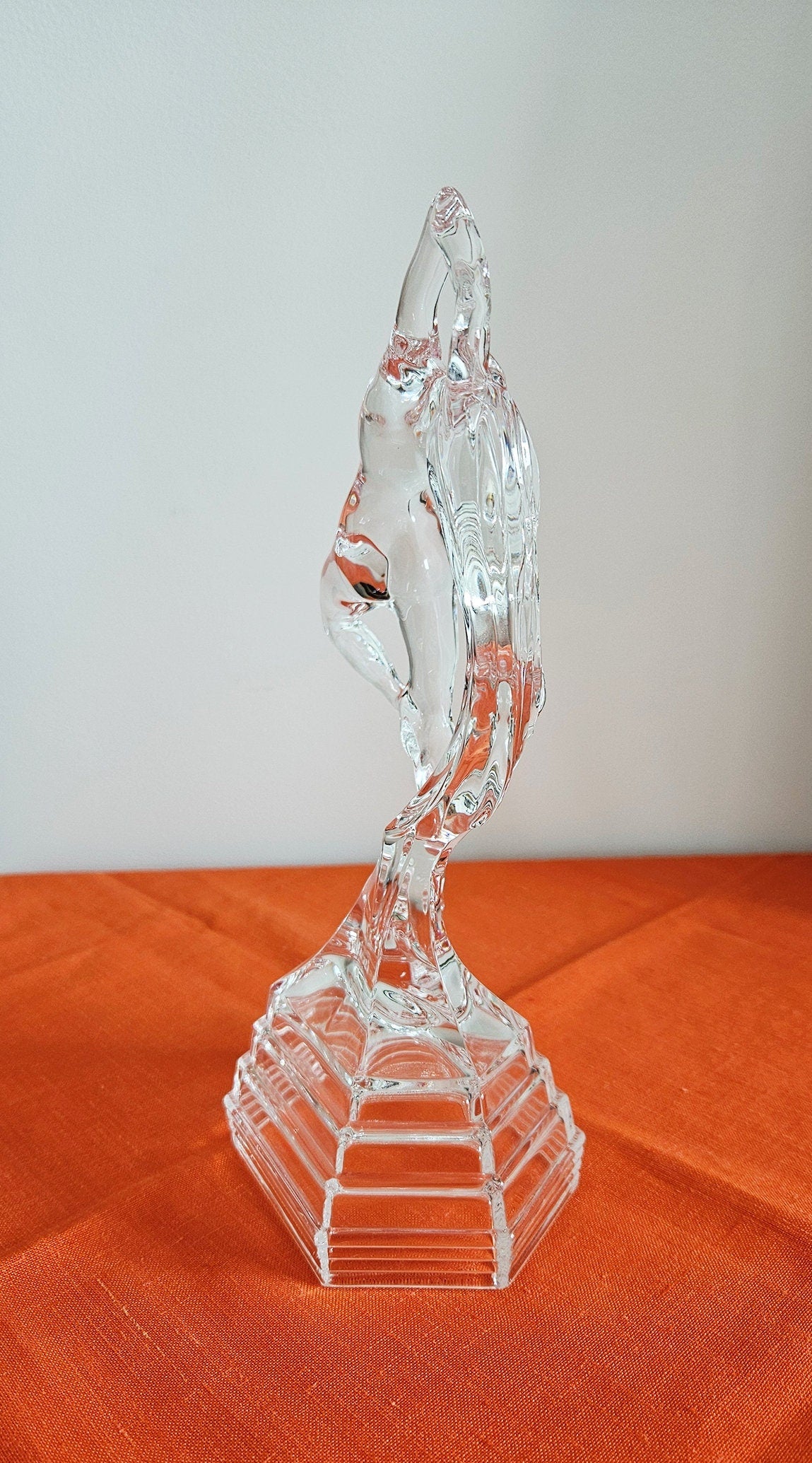 Vintage Ofelia RCR Royal Crystal Rock Dancing Glass Art Sculpture Figurine