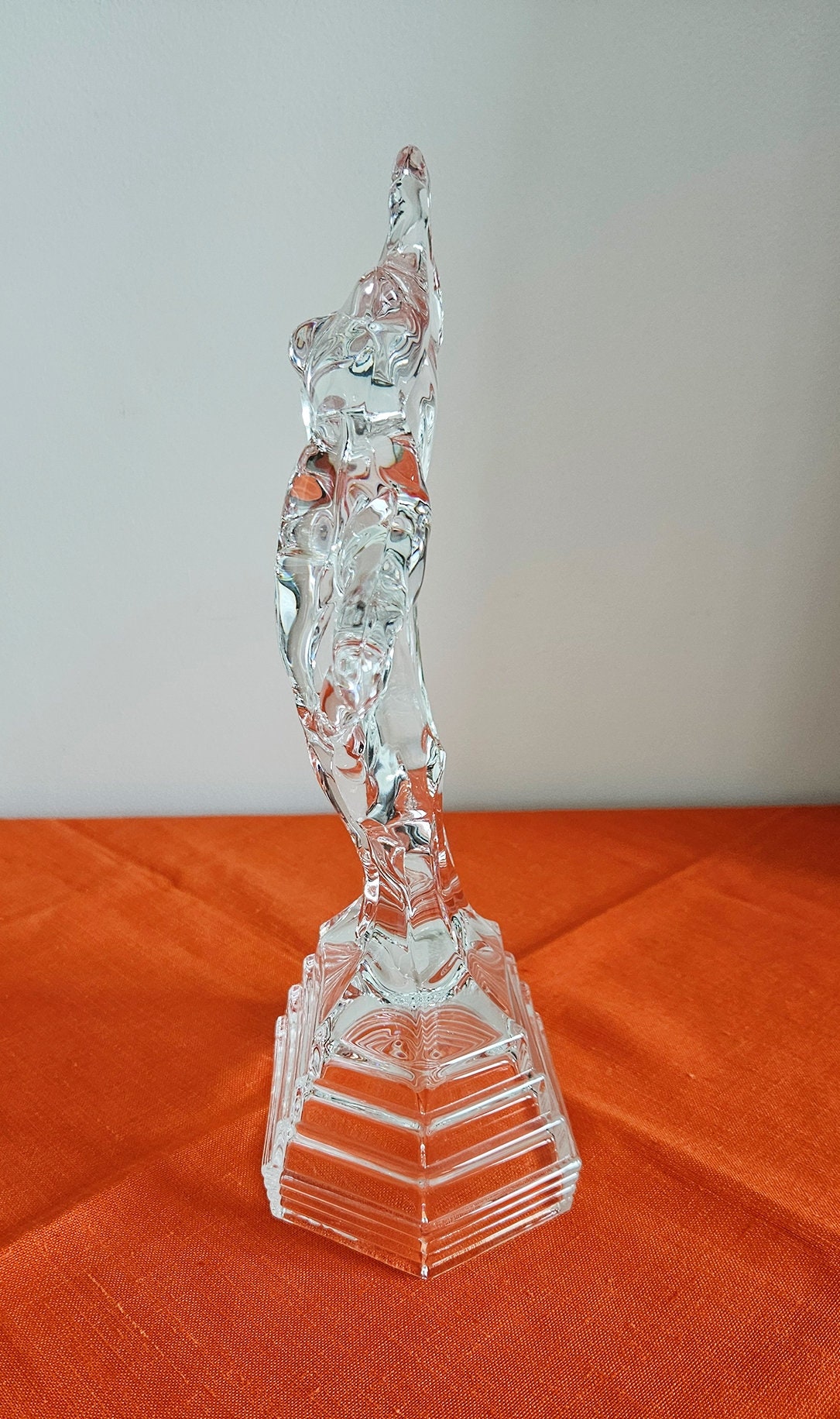 Vintage Ofelia RCR Royal Crystal Rock Dancing Glass Art Sculpture Figurine