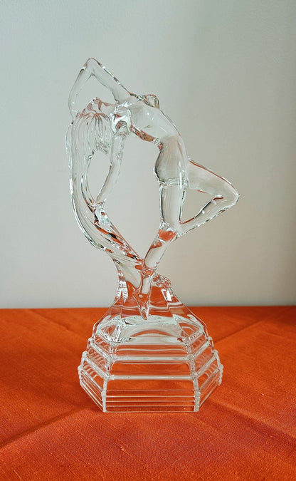 Vintage Ofelia RCR Royal Crystal Rock Dancing Glass Art Sculpture Figurine