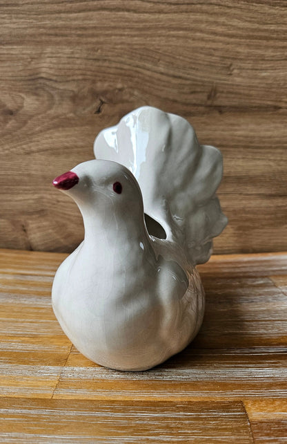 Vintage Ceramic Pigeon Dove Shaped Planter
Active