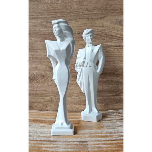 Vintage Art Deco Style Ceramic Figurines