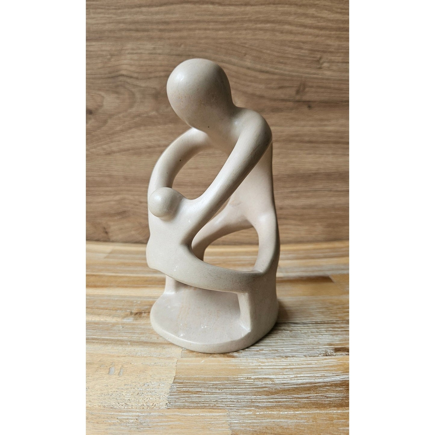 Hand-Carved Mother/Father & Child Soapstone Sculpture
Active