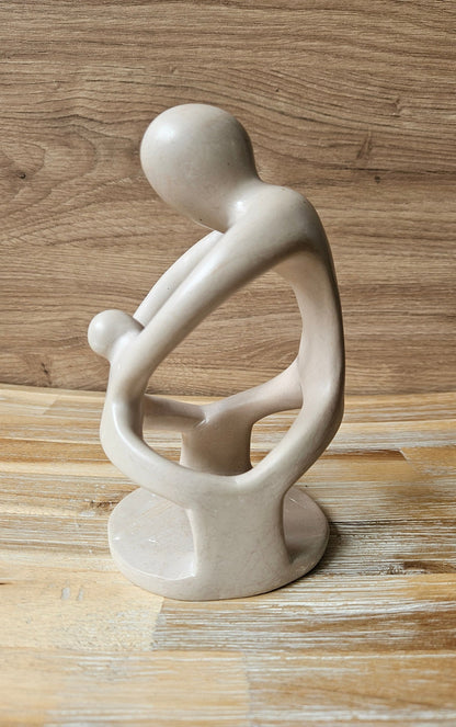 Hand-Carved Mother/Father & Child Soapstone Sculpture
Active