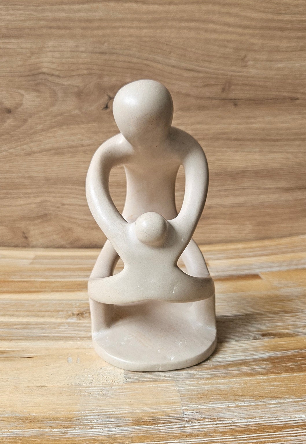 Hand-Carved Mother/Father & Child Soapstone Sculpture
Active