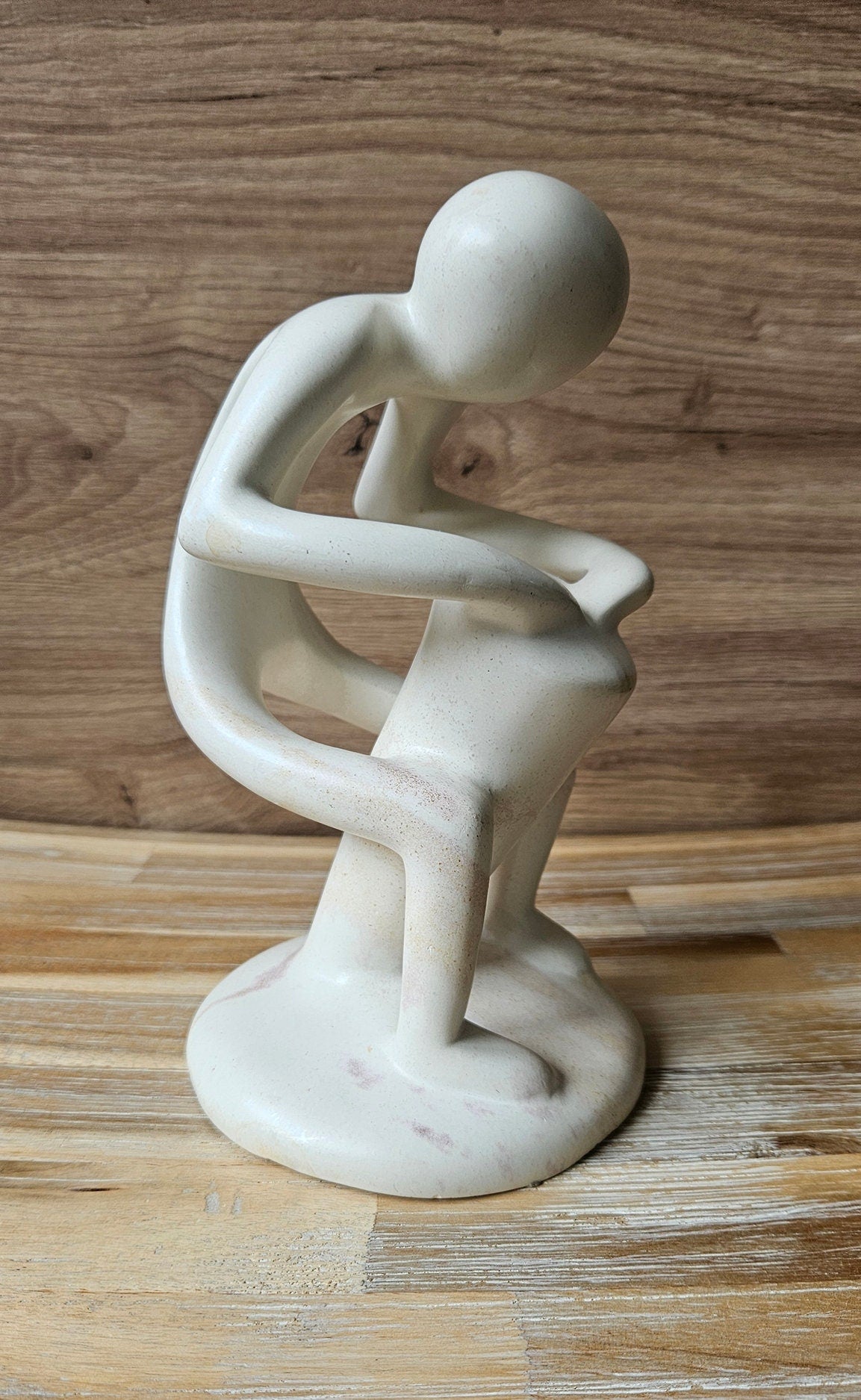 Hand-Carved Abstract Soapstone Sculpture