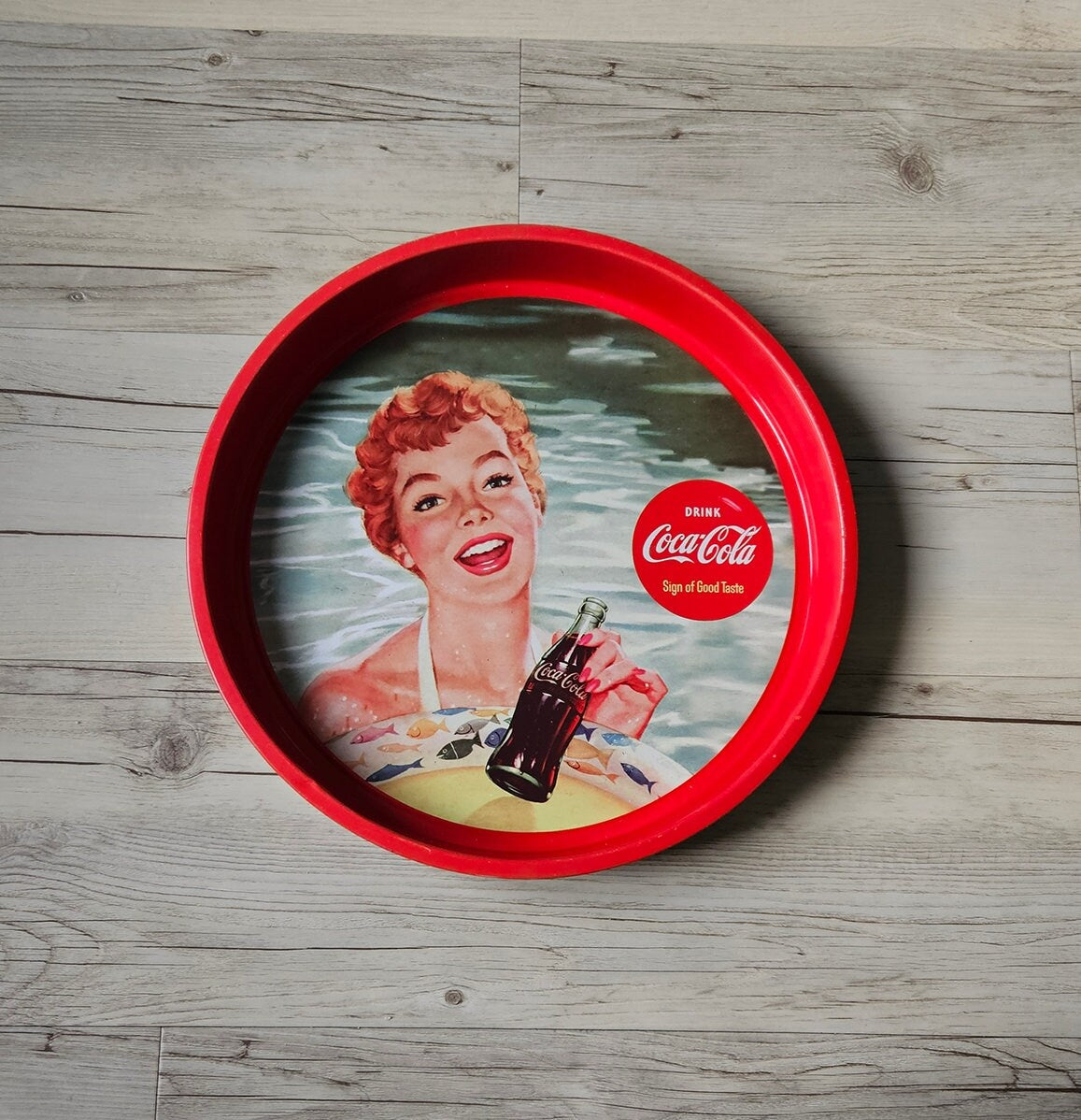 Retro Coca Cola Metal Serving Tray