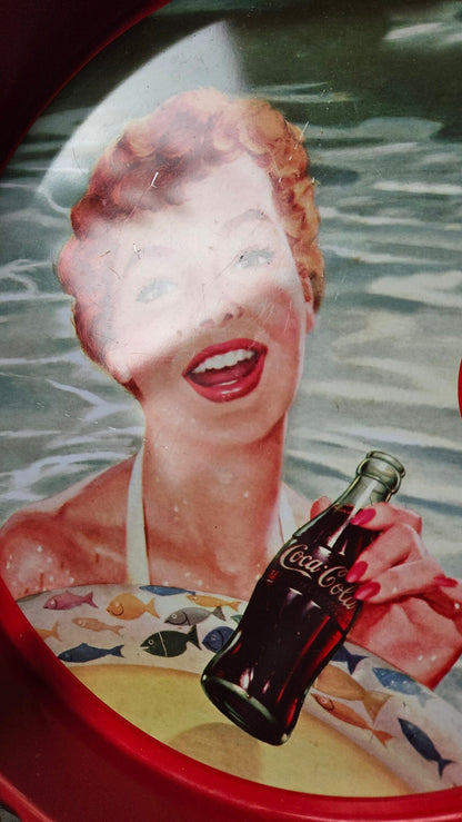 Retro Coca Cola Metal Serving Tray