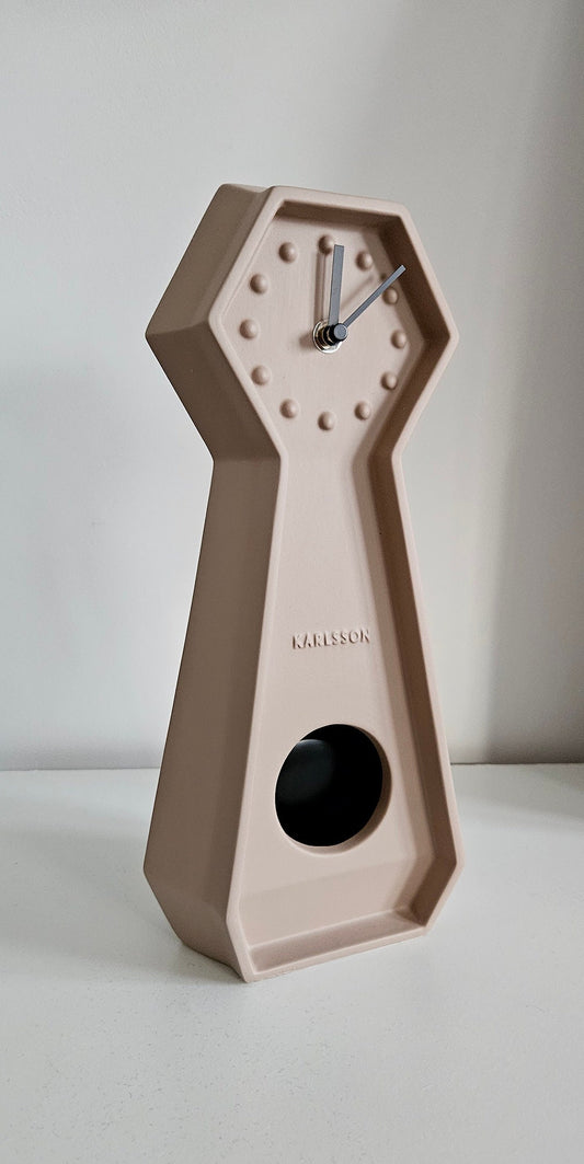 Karlsson Ceramic Pendulum Table Clock