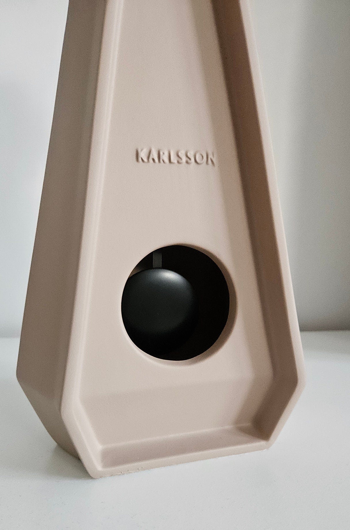 Karlsson Ceramic Pendulum Table Clock