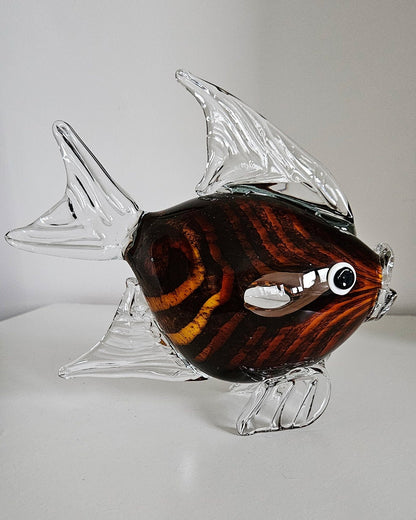 Vintage Art Glass Fish Figurine Sculpture
Active