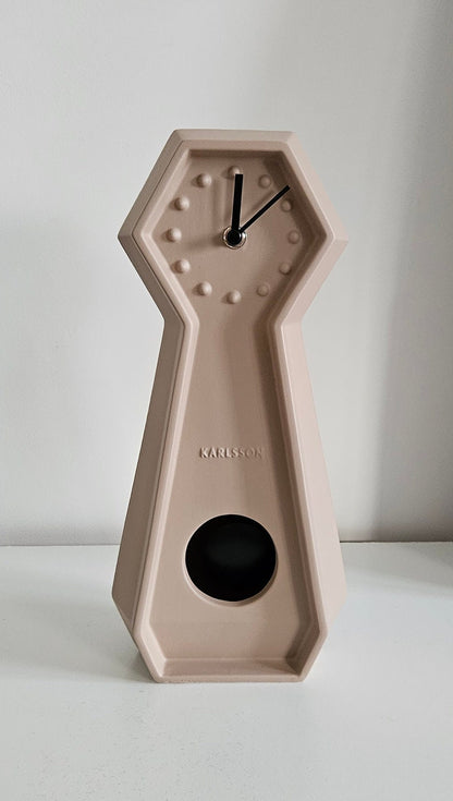 Karlsson Ceramic Pendulum Table Clock