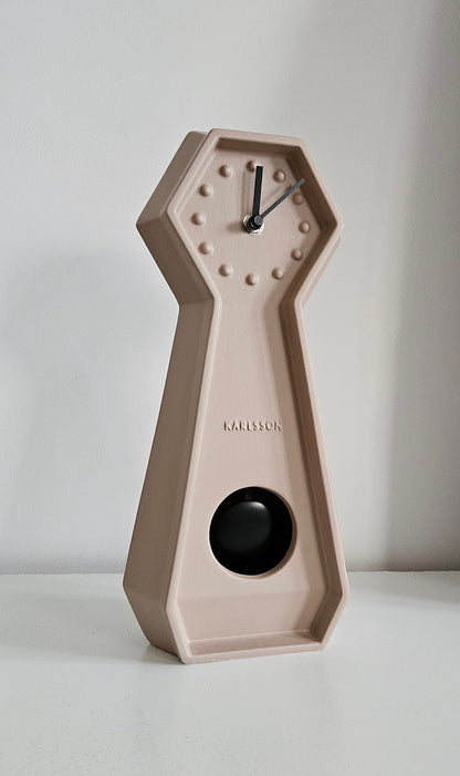 Karlsson Ceramic Pendulum Table Clock