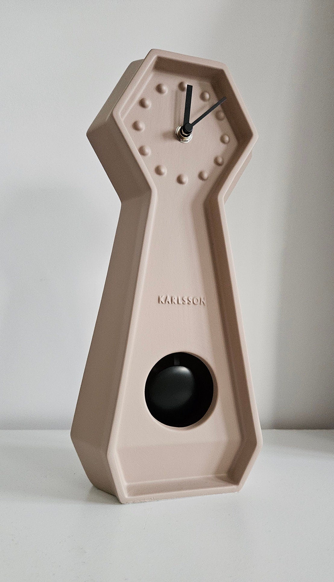 Karlsson Ceramic Pendulum Table Clock