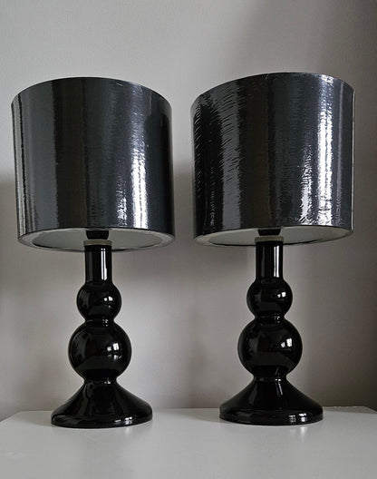 Pair Of Retro Ikea 'Rishult' Table Lamps