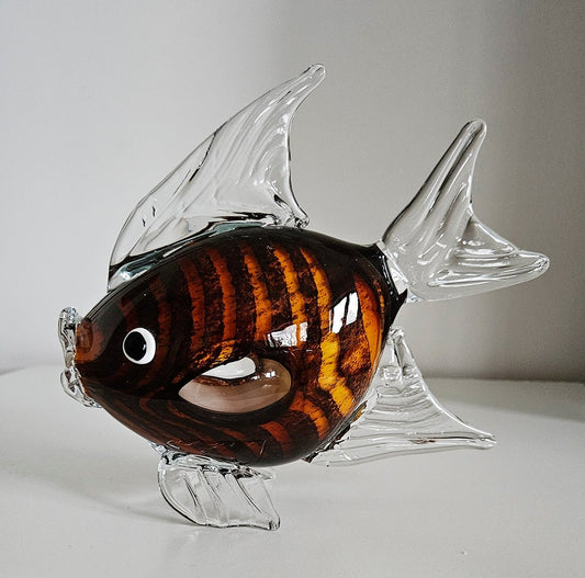 Vintage Art Glass Fish Figurine Sculpture
Active