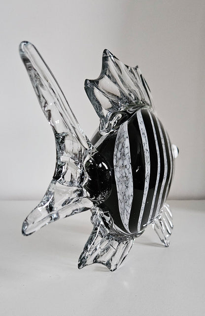 Vintage Art Glass Fish Figurine Sculpture