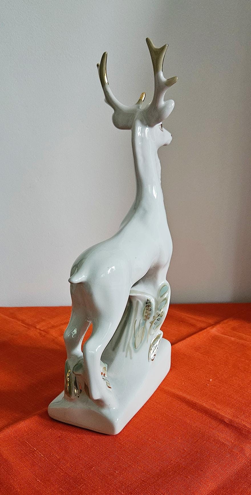 Vintage Soviet Polonne Porcelain Deer Figurine