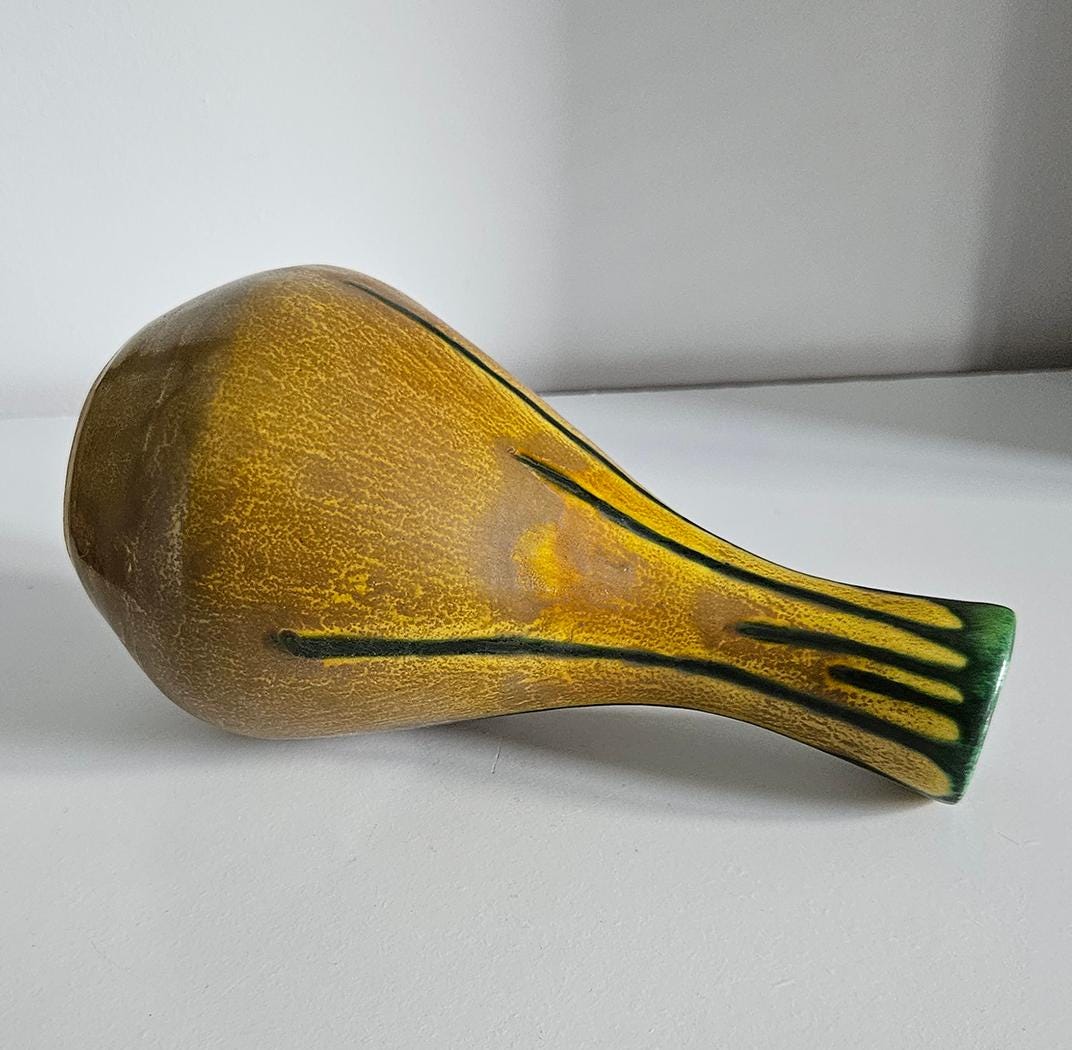 Retro Hungarian Studio Pottery Vase