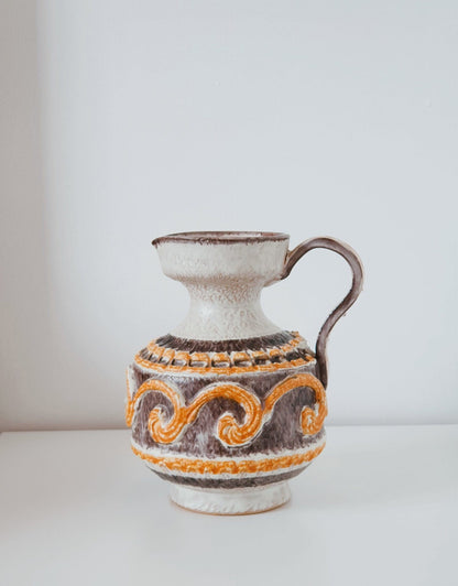 Mid Century Nuovo Rinascimento Italian Ceramic Pitcher