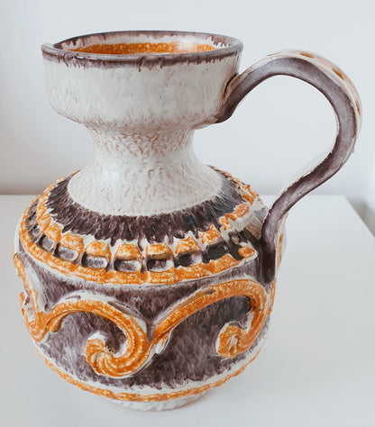 Mid Century Nuovo Rinascimento Italian Ceramic Pitcher