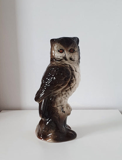 Vintage Large Ceramic Owl Figurine