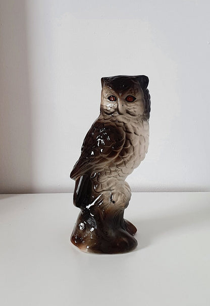 Vintage Large Ceramic Owl Figurine