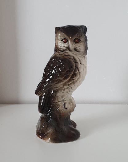 Vintage Large Ceramic Owl Figurine